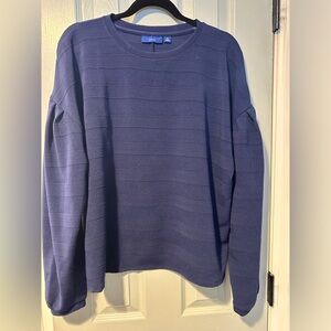 Apt. 9 blue long sleeve top
